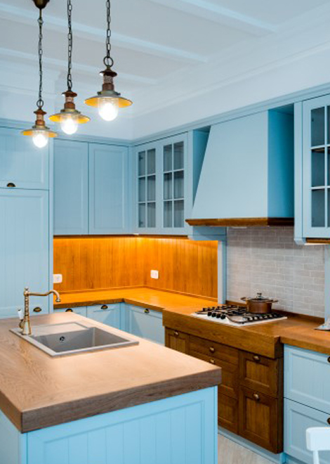 Natural wooden kitchen - Interior Design Studio. Interior Designer ...